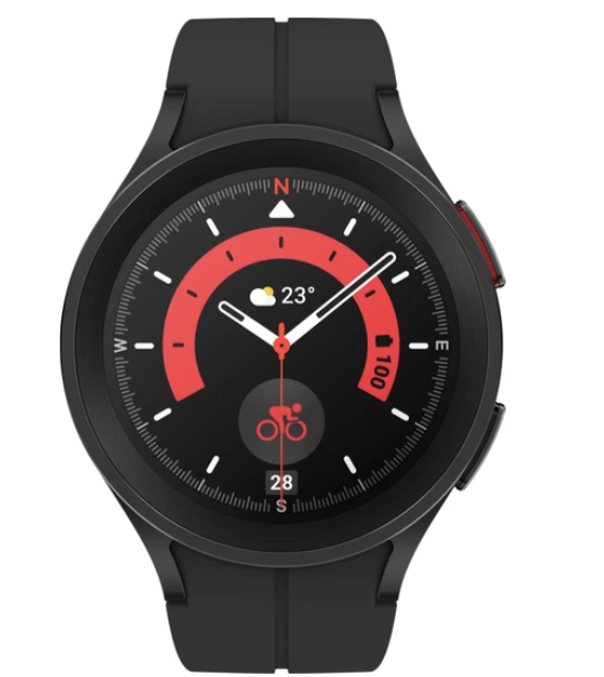 Samsung Galaxy Watch 5 Pro Akıllı Saat Siyah Titanium 45mm - 1